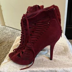4 inch lace up Booties